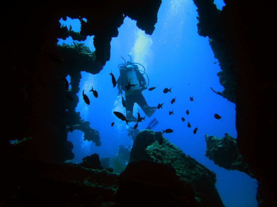 Wreck of the Rhone Dive