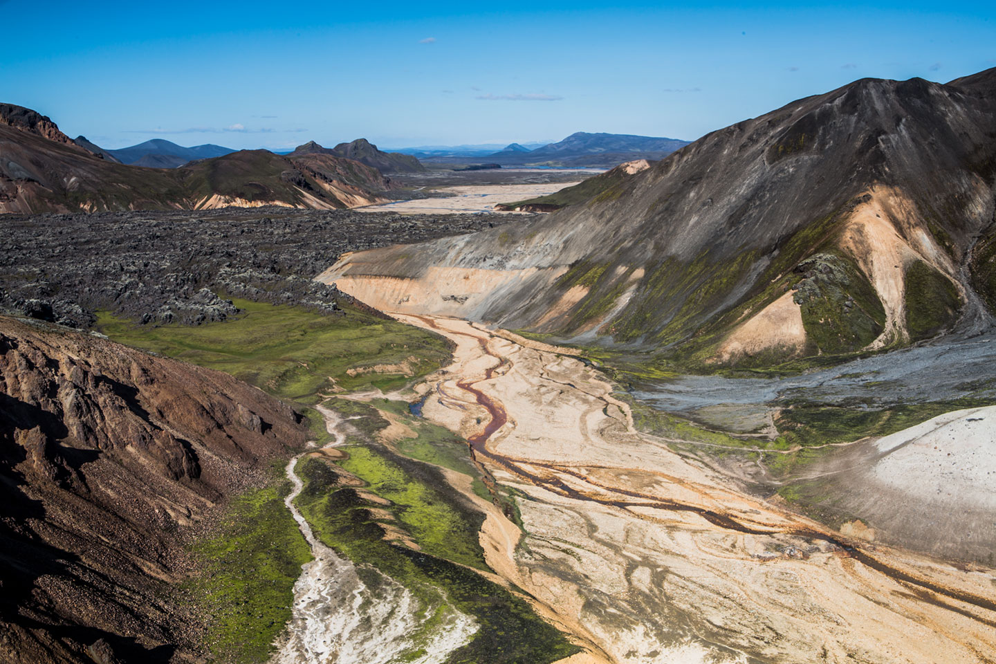 View over Landmannalaugar in Iceland during a travel photography trip