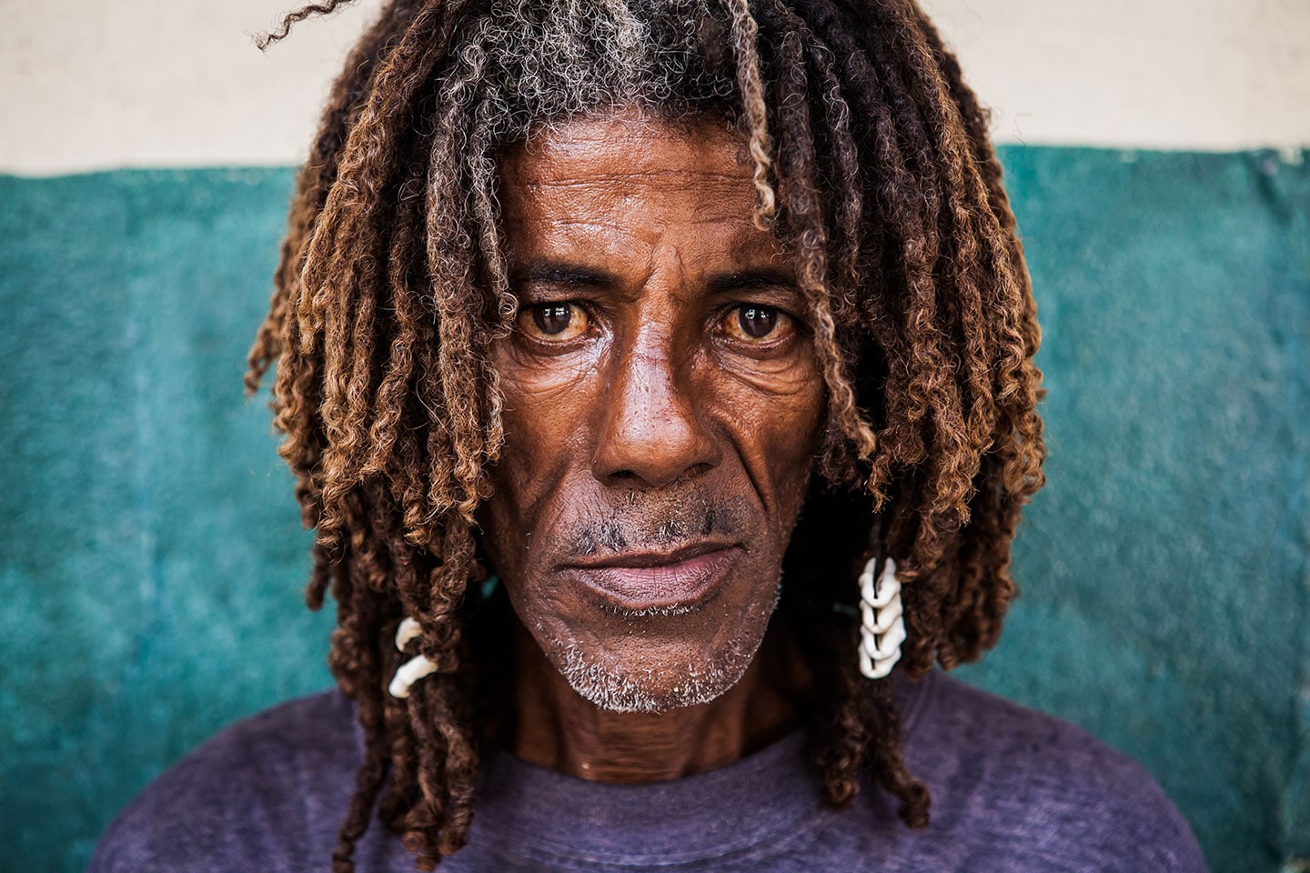Old man with African roots in Havana, Cuba