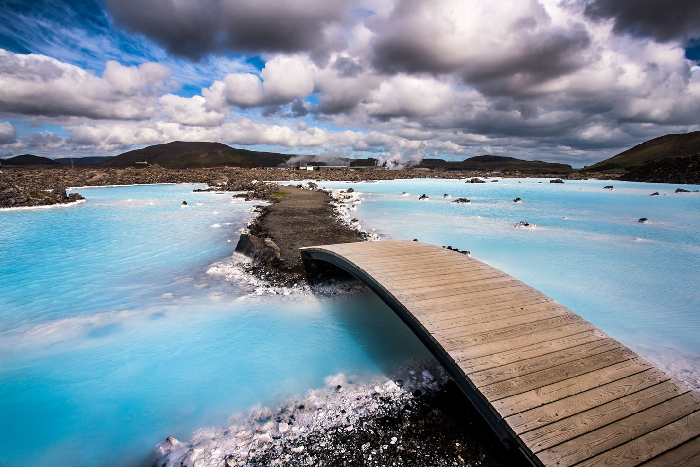 Iceland's blue lagoon thermal baths