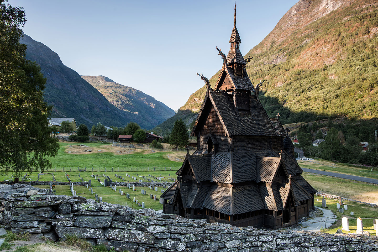 Borgund stave church in Norway