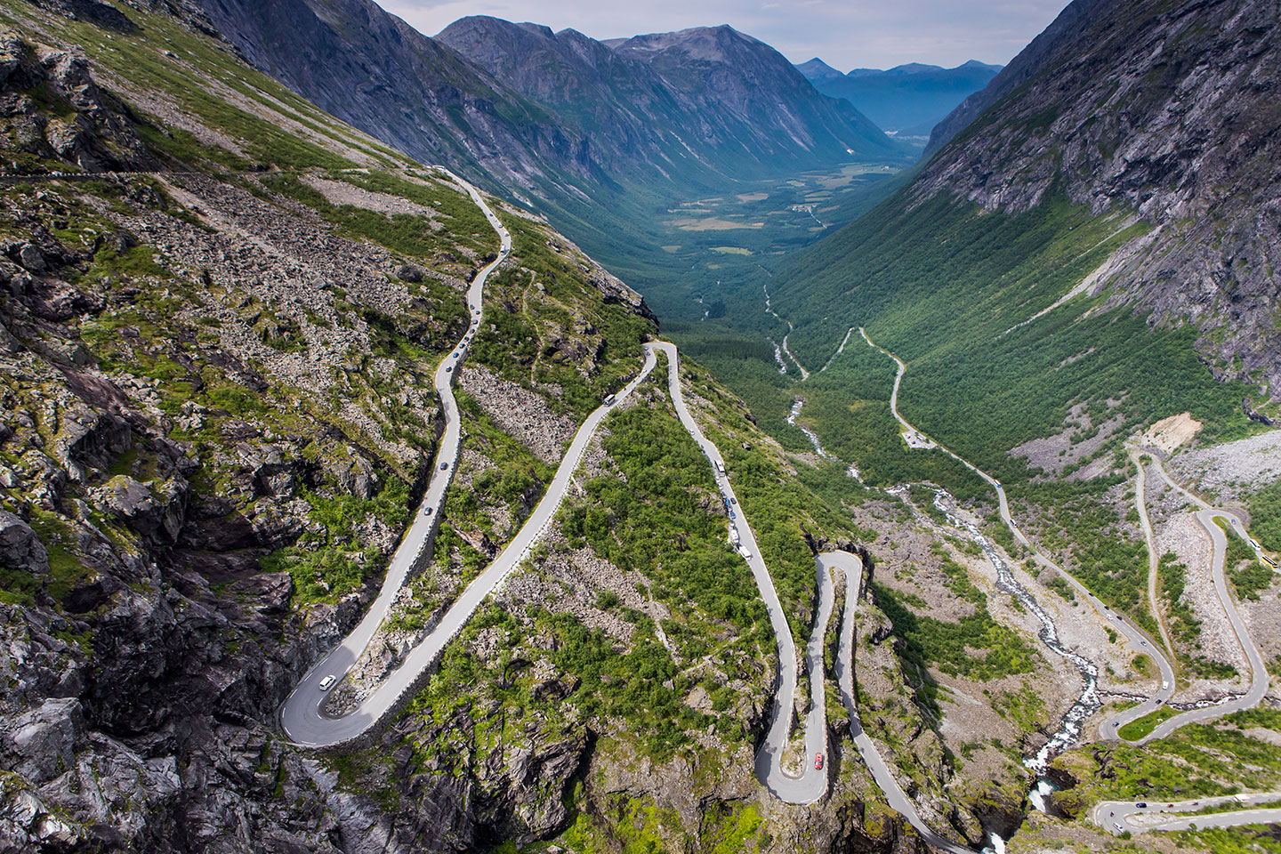Trollstigen road in Norway