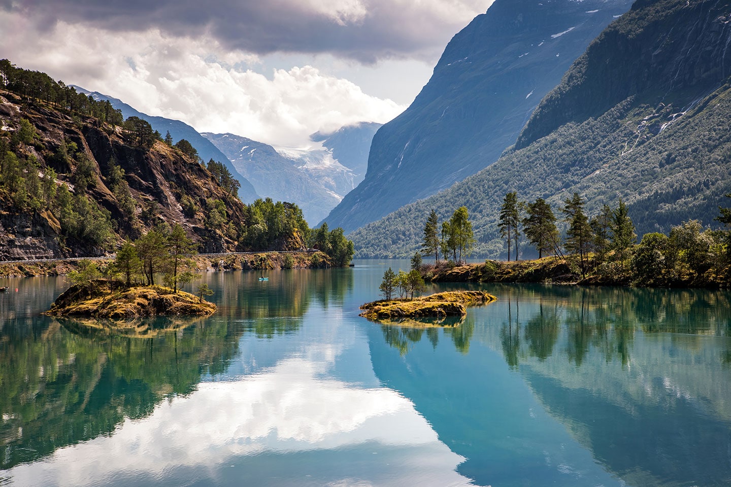 Lovatnet Lake in Norway