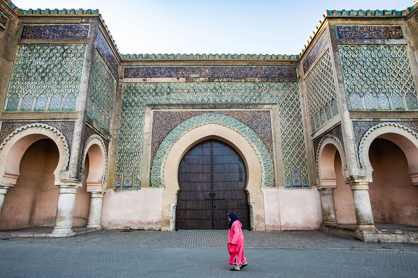 Bab Mansour in Meknes, Morocco