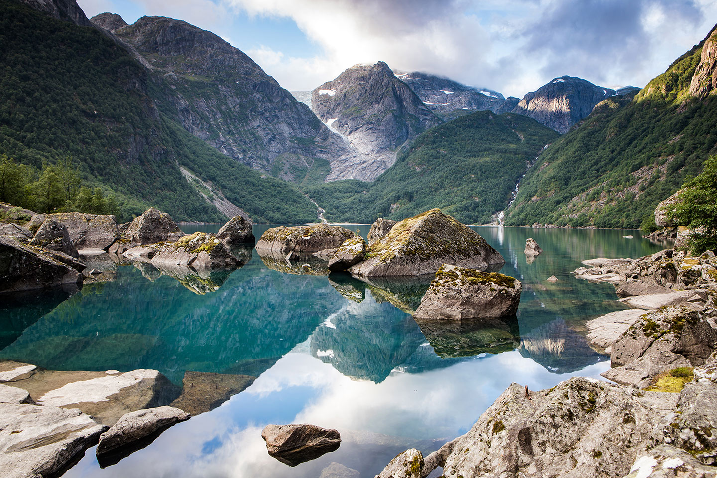 Bondhusdalen lake in Norway